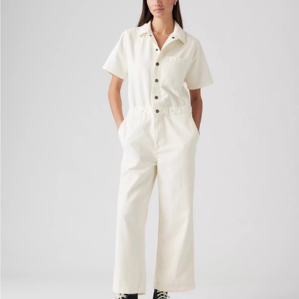 Levi's Womens Short Sleeve Heritage Jumpsuit MEDIUM